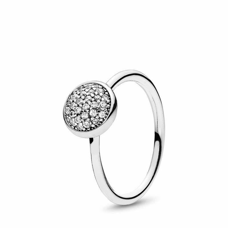 Pandora Dazzling Droplet Stackable Ring Silver Egypt SZ4725096